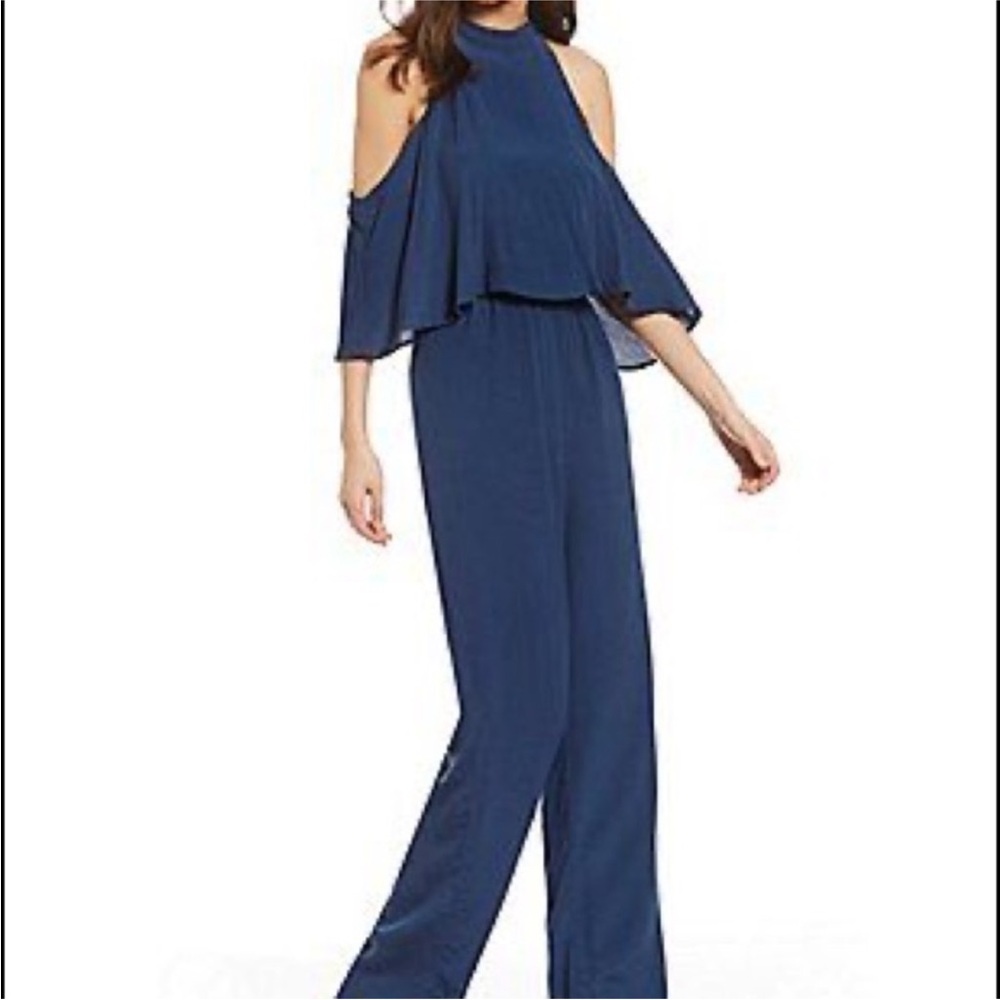 Cupcakes &Cashmere Malu Cold Shoulder Jumpsuit